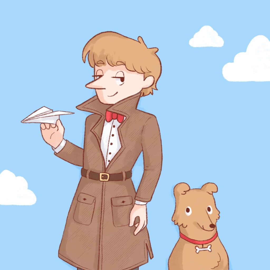 detective and his dog